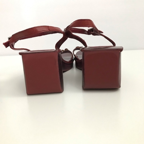 Vintage Leather Wood Sandals - Picture 5 of 9